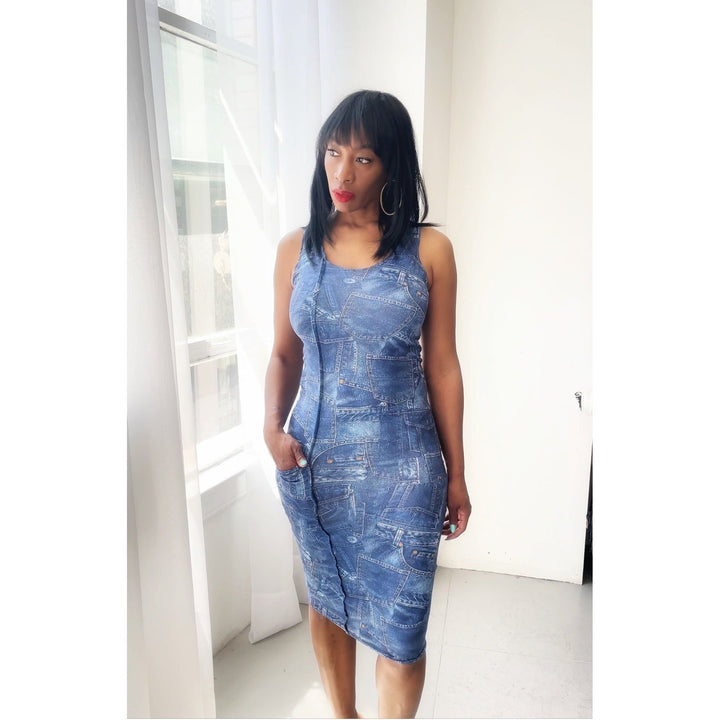Catch dress (denim)