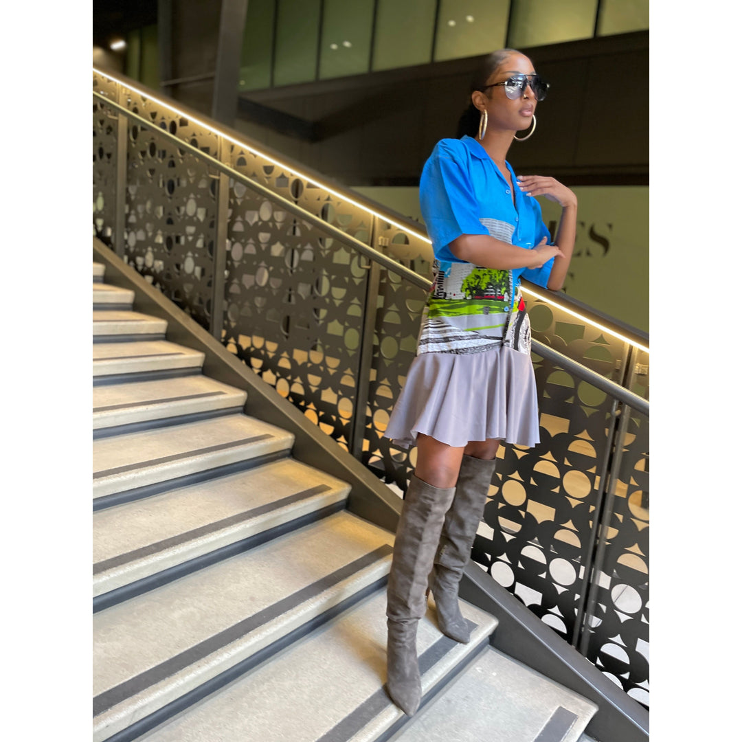 Moto Mad Mini Dress
