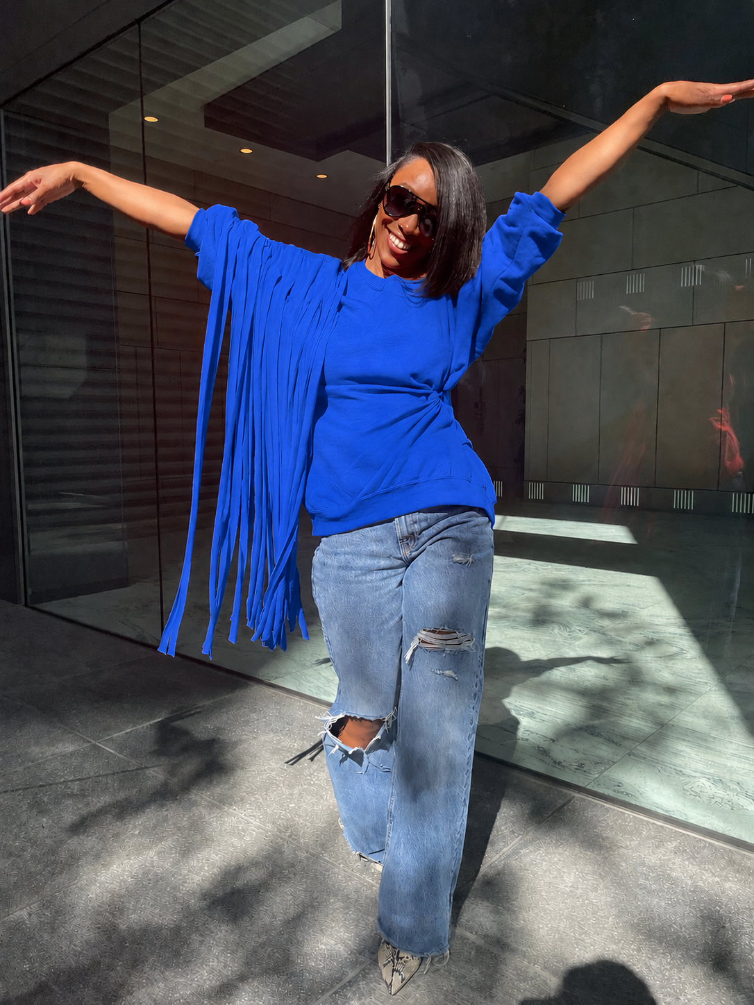 Farin fringe Sweatshirt