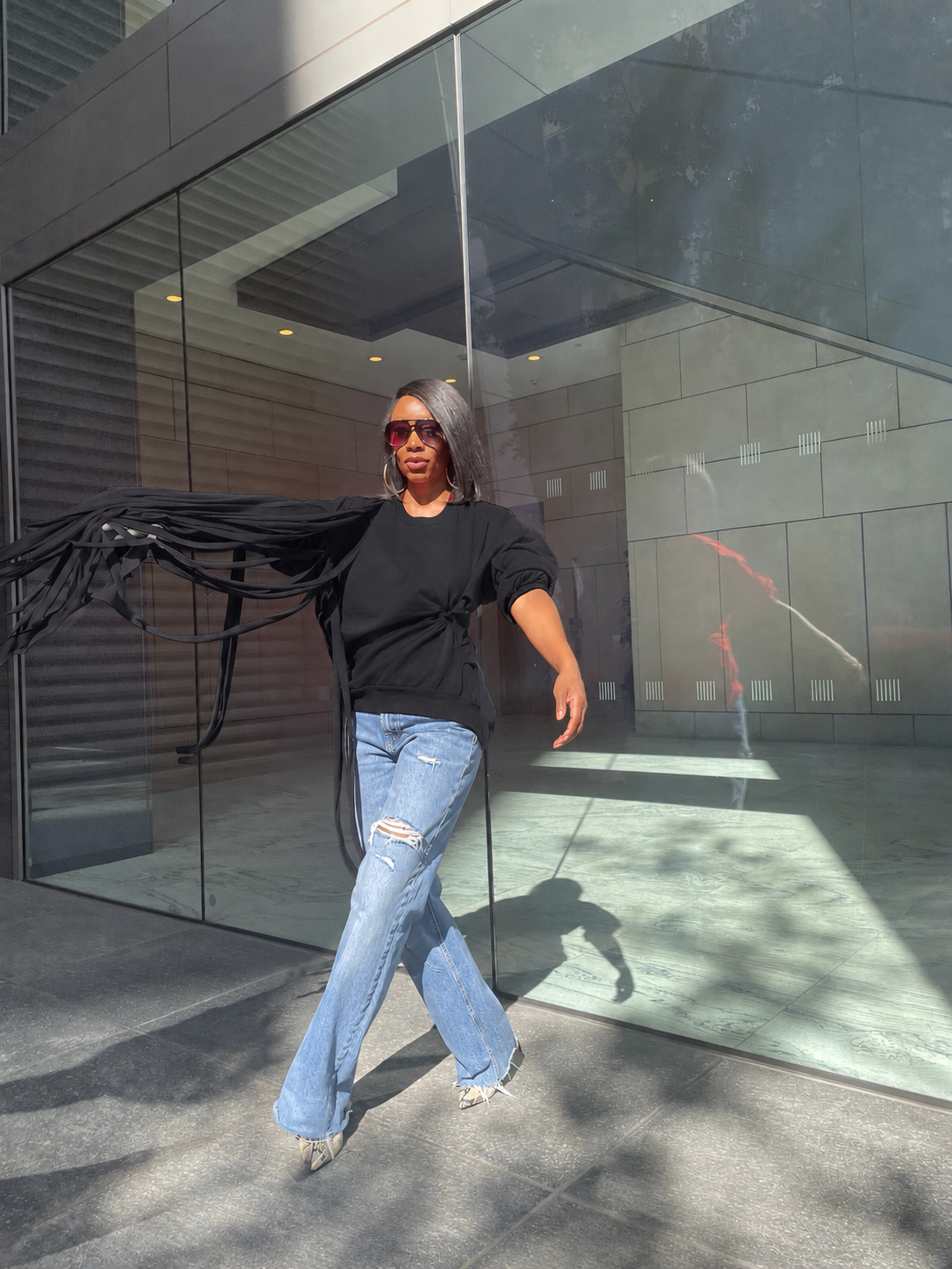 Farin fringe Sweatshirt