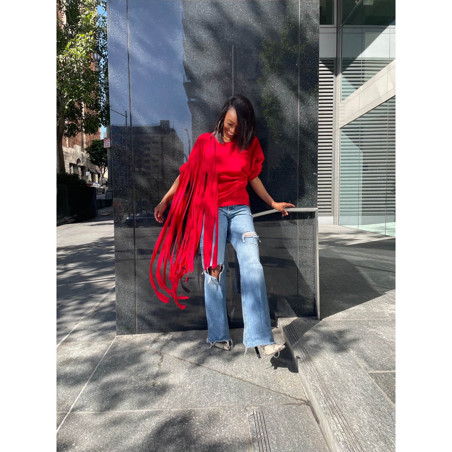 Farin fringe Sweatshirt